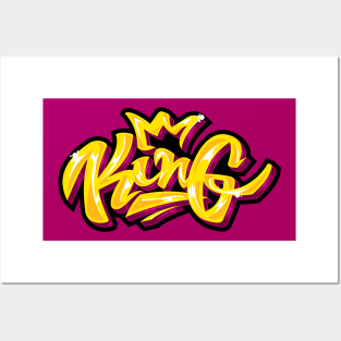 King Graffiti Art Posters and Art